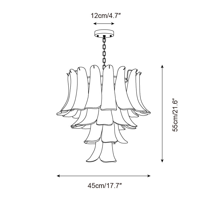 Alrinis Lustre Cascade Florale Fantaisie - Neutralighting