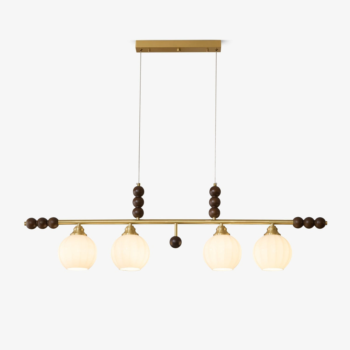 Zerinen Suspension Nordique en Verre et Bois - Neutralighting