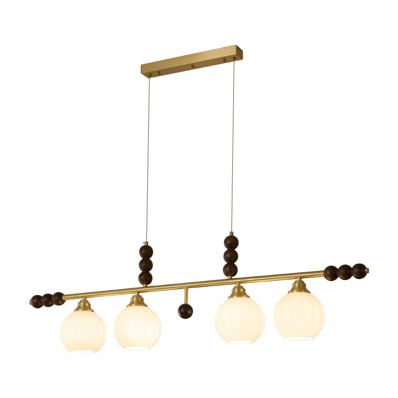 Zerinen Suspension Nordique en Verre et Bois - Neutralighting