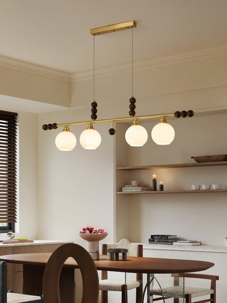 Zerinen Suspension Nordique en Verre et Bois - Neutralighting