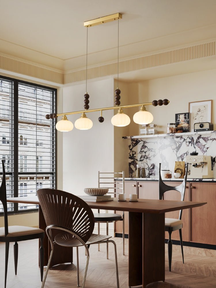 Zerinen Suspension Nordique en Verre et Bois - Neutralighting