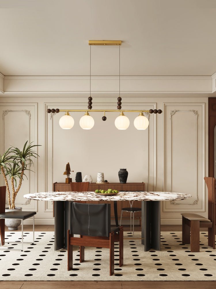 Zerinen Suspension Nordique en Verre et Bois - Neutralighting