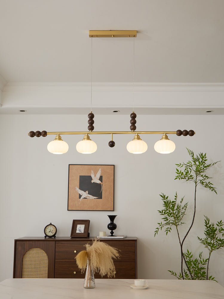 Zerinen Suspension Nordique en Verre et Bois - Neutralighting