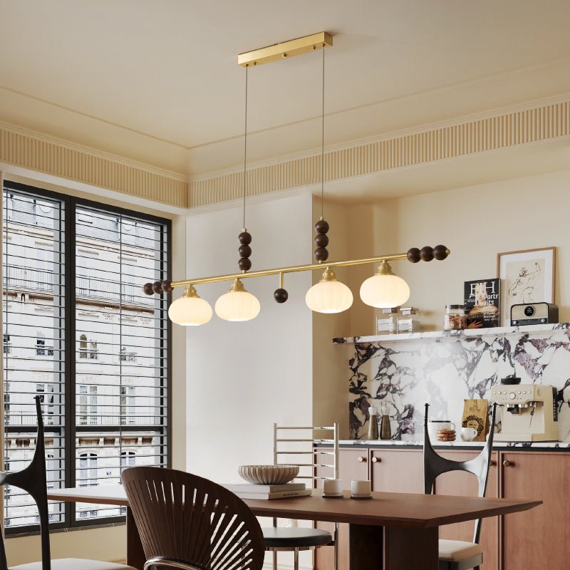 Zerinen Suspension Nordique en Verre et Bois - Neutralighting