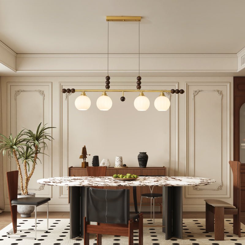 Zerinen Suspension Nordique en Verre et Bois - Neutralighting