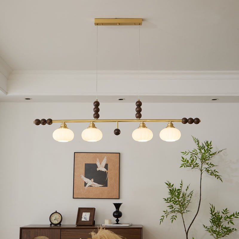 Zerinen Suspension Nordique en Verre et Bois - Neutralighting