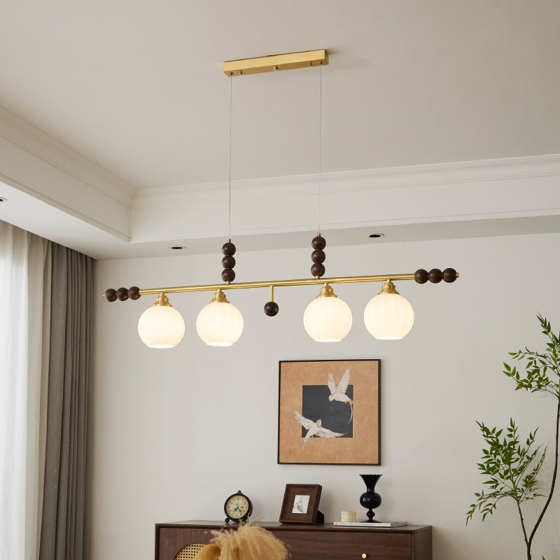 Zerinen Suspension Nordique en Verre et Bois - Neutralighting
