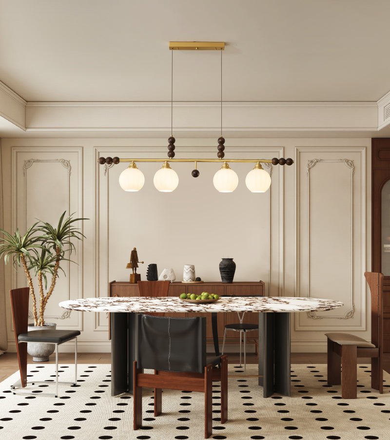 Zerinen Suspension Nordique en Verre et Bois - Neutralighting