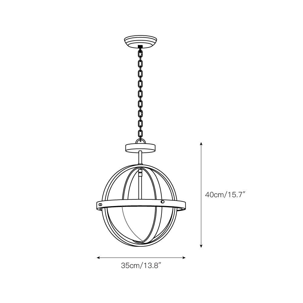 Aevuvyi Suspension en Métal Tissu Moderne Minimaliste - Neutralighting