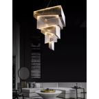 Caeluvyn Chandelier Métallique à Chaîne et Franges Postmoderne - Neutralighting