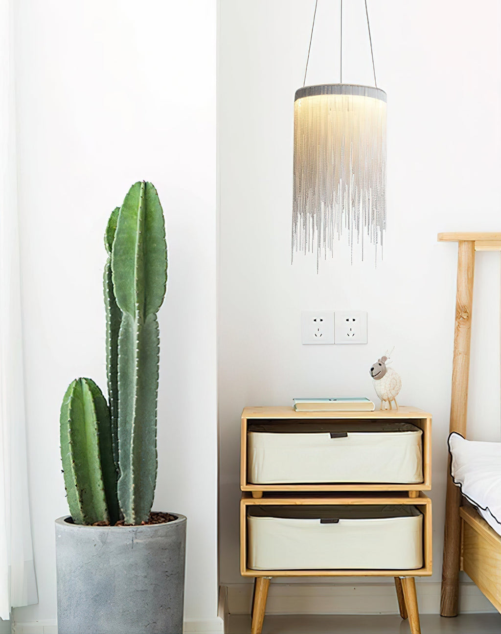 Arsoliel Suspension en Chaîne à Franges de Luxe Postmoderne - Neutralighting