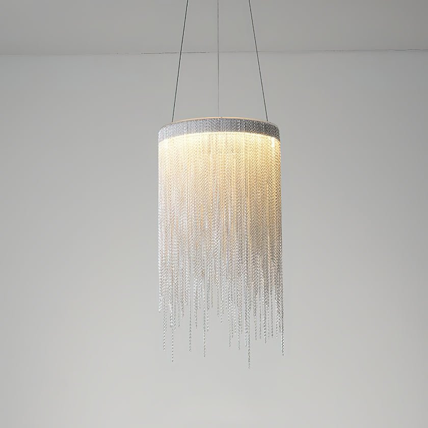 Arsoliel Suspension en Chaîne à Franges de Luxe Postmoderne - Neutralighting