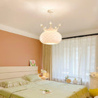 Solara Lampe suspendue en acrylique à couronne festonnée fantaisiste - Neutralighting