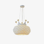 Solara Lampe suspendue en acrylique à couronne festonnée fantaisiste - Neutralighting