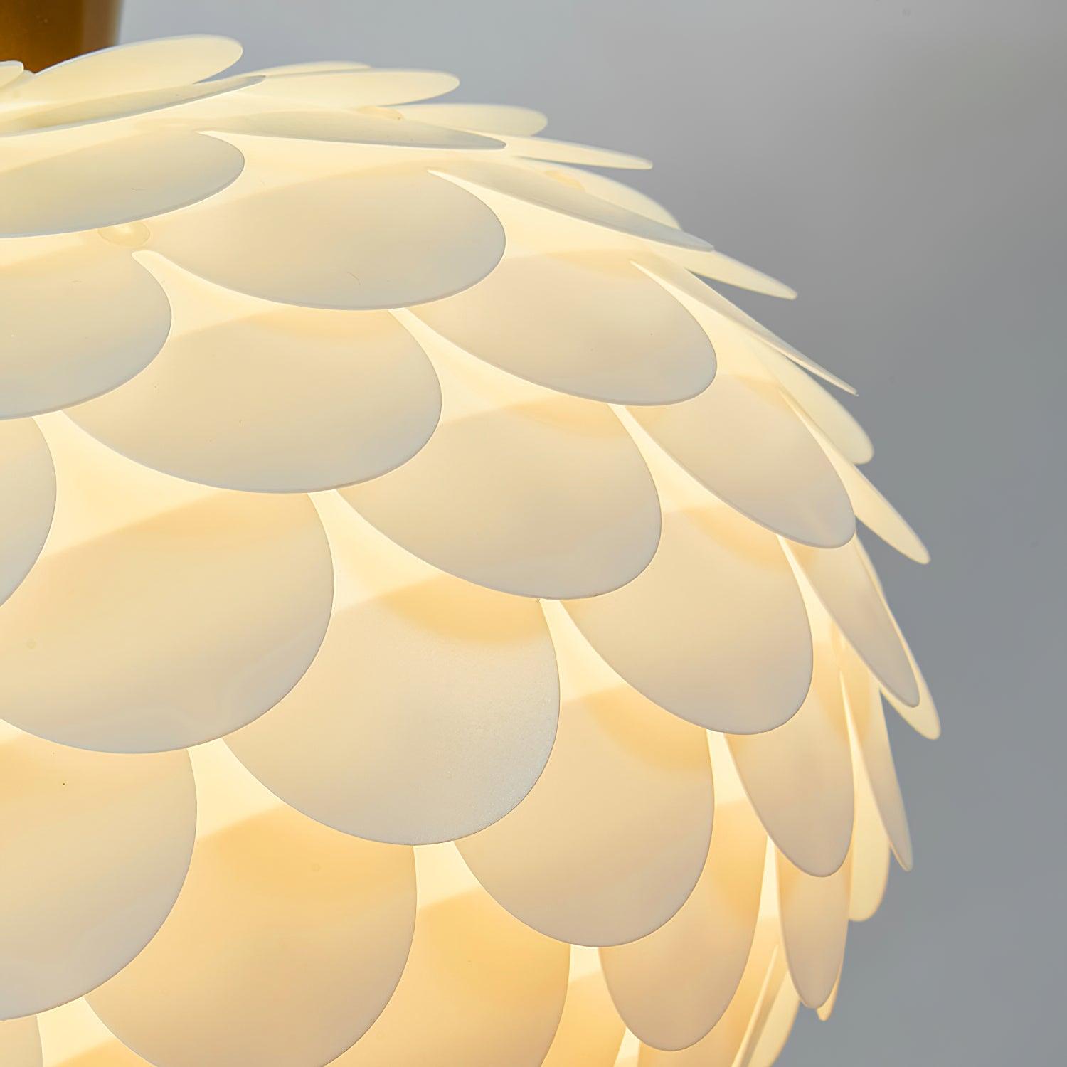 Solara Lampe suspendue en acrylique à couronne festonnée fantaisiste - Neutralighting