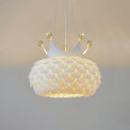 Solara Lampe suspendue en acrylique à couronne festonnée fantaisiste - Neutralighting