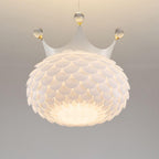 Solara Lampe suspendue en acrylique à couronne festonnée fantaisiste - Neutralighting