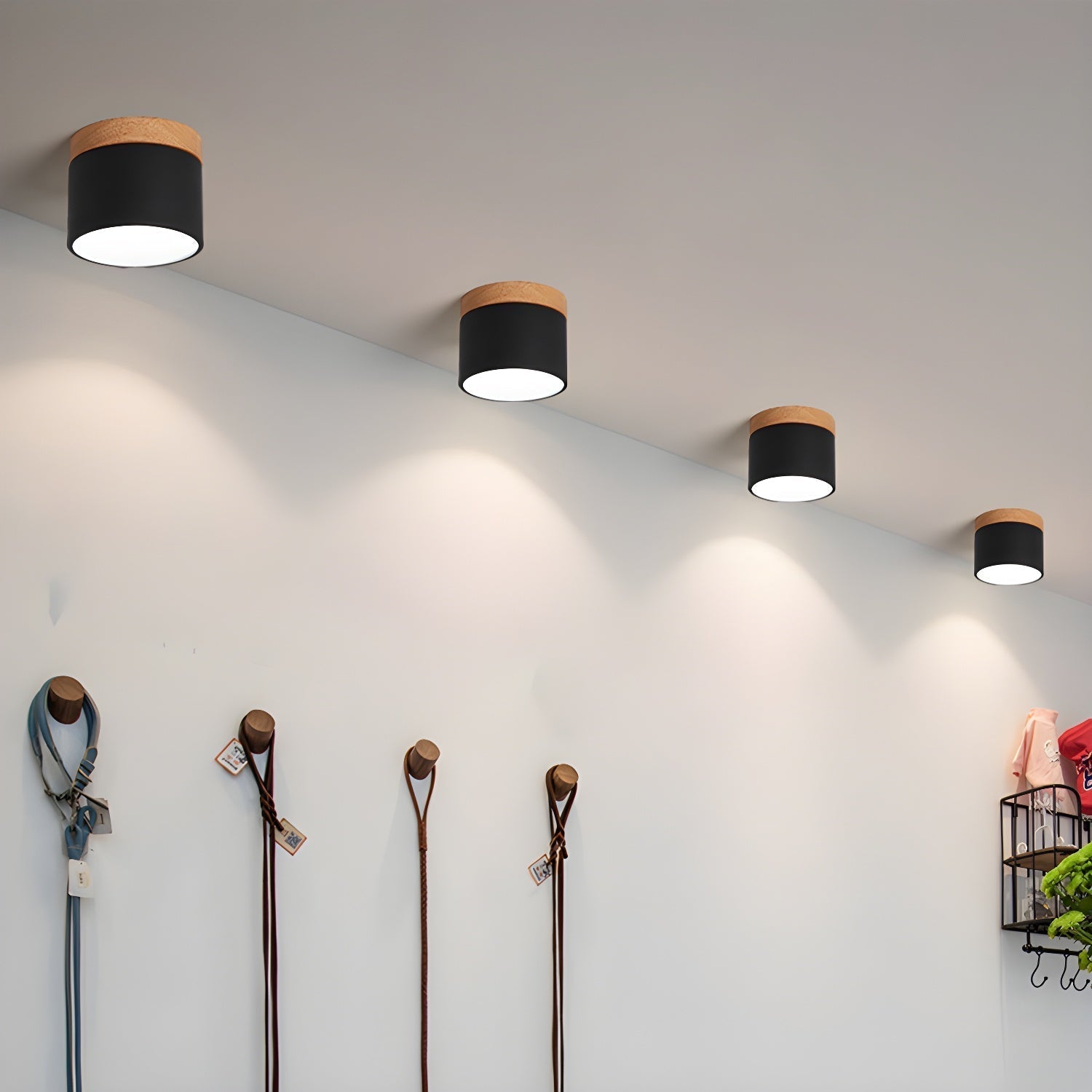 Caveleth Downlight de Surface en Bois Minimaliste Moderne - Neutralighting