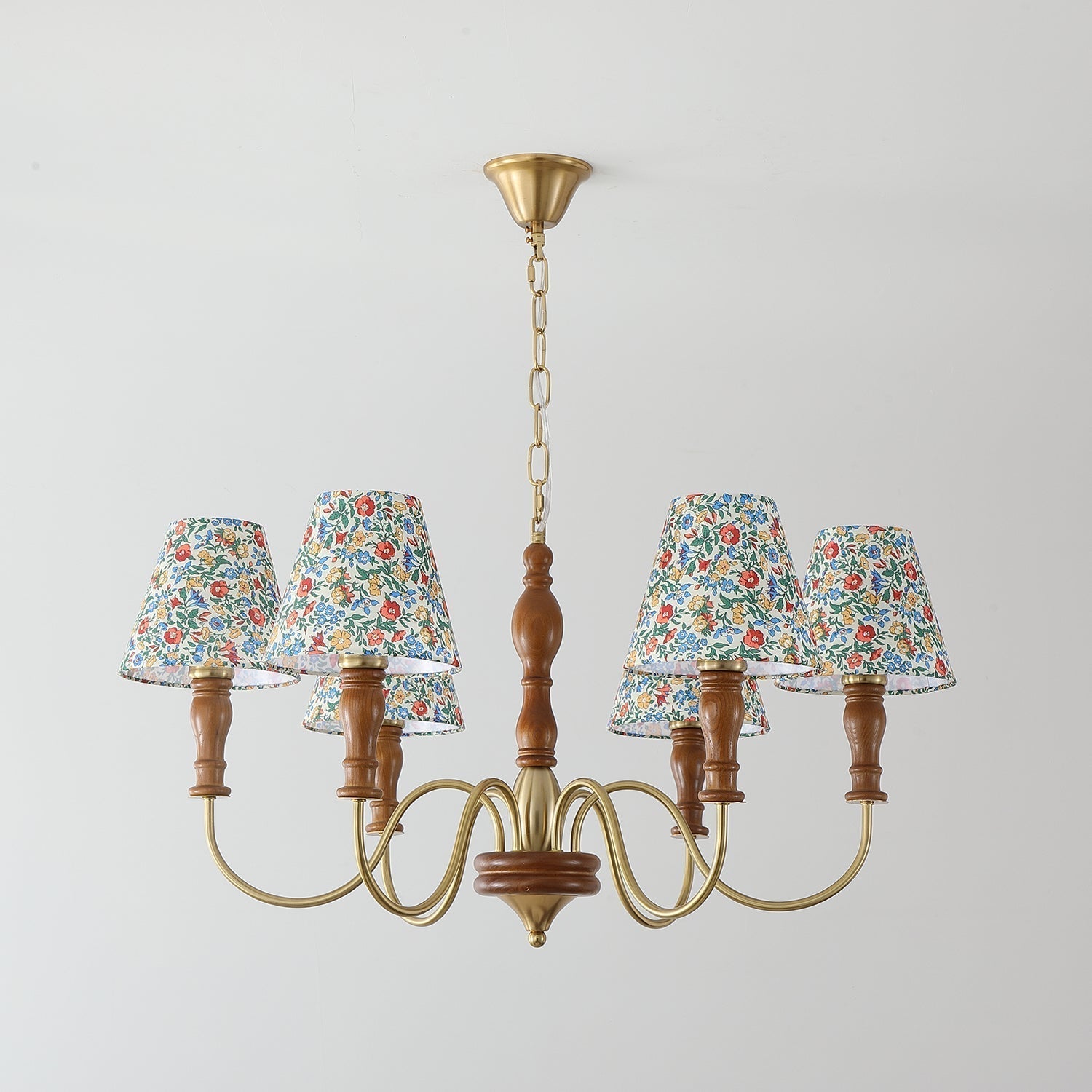Florinda Lustre Abat-jour Tissu Floral - Neutralighting