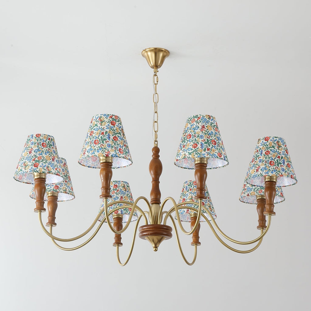 Cassian Lustre Fleur en Tissu - Neutralighting