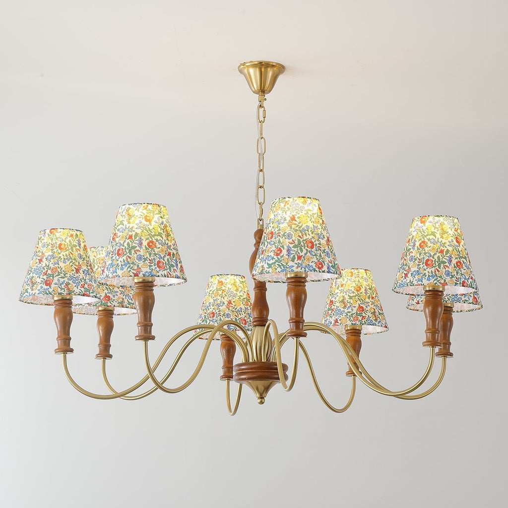 Cassian Lustre Fleur en Tissu - Neutralighting