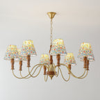 Florinda Lustre Abat-jour Tissu Floral - Neutralighting