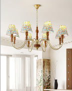 Florinda Lustre Abat-jour Tissu Floral - Neutralighting