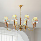 Florinda Lustre Abat-jour Tissu Floral - Neutralighting