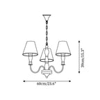 Florinda Lustre Abat-jour Tissu Floral - Neutralighting