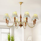 Cassian Lustre Fleur en Tissu - Neutralighting
