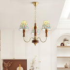 Florinda Lustre Abat-jour Tissu Floral - Neutralighting