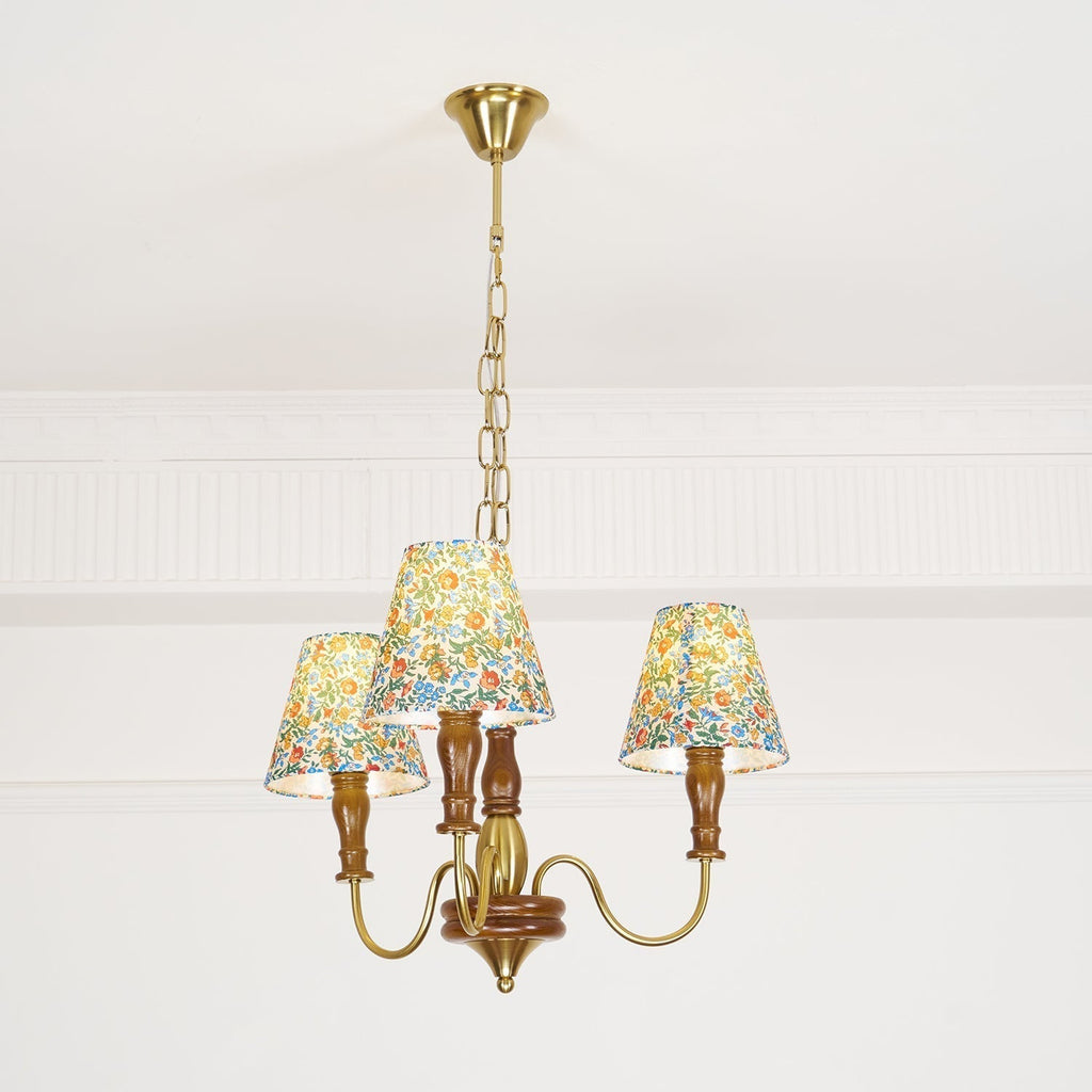 Florinda Lustre Abat-jour Tissu Floral - Neutralighting