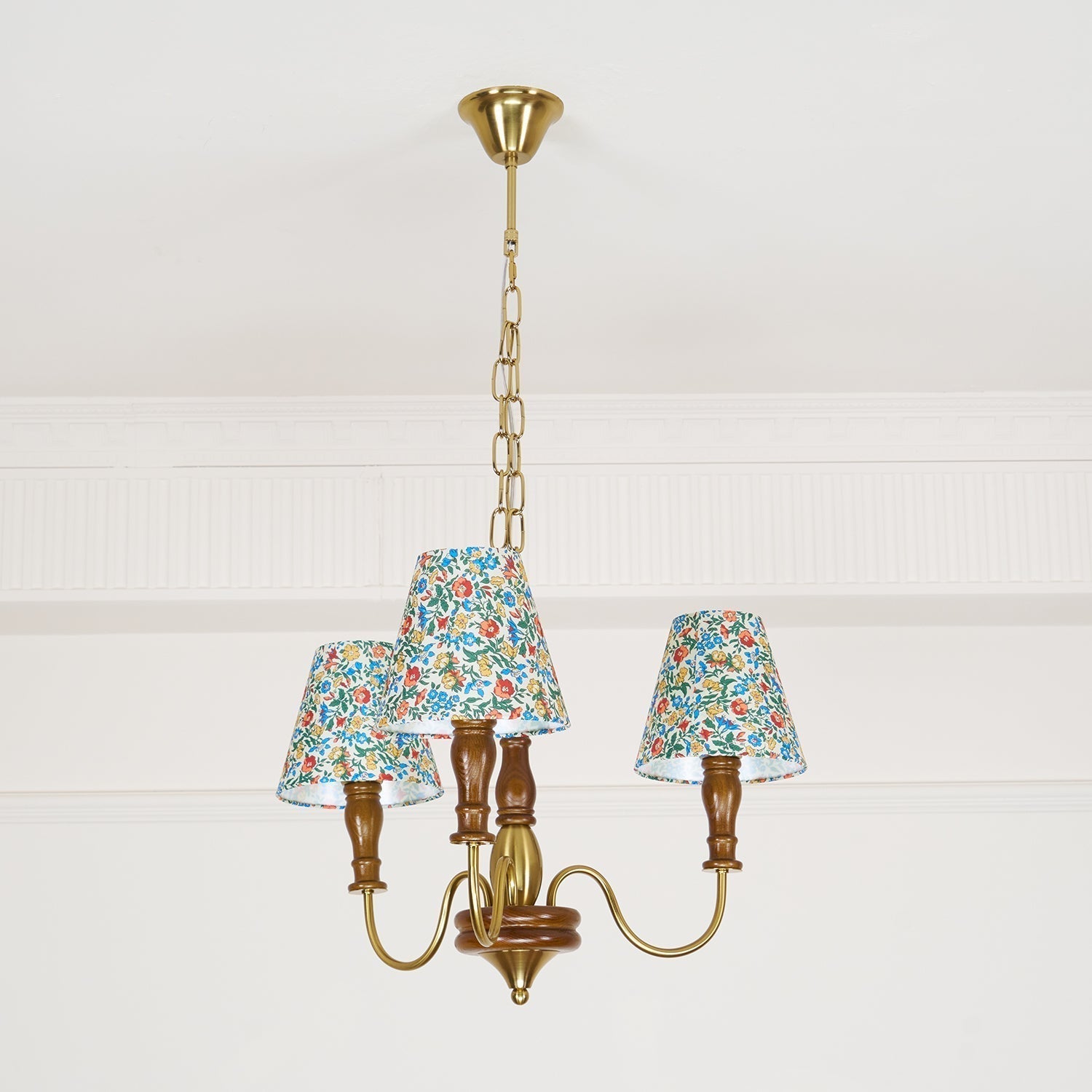 Florinda Lustre Abat-jour Tissu Floral - Neutralighting