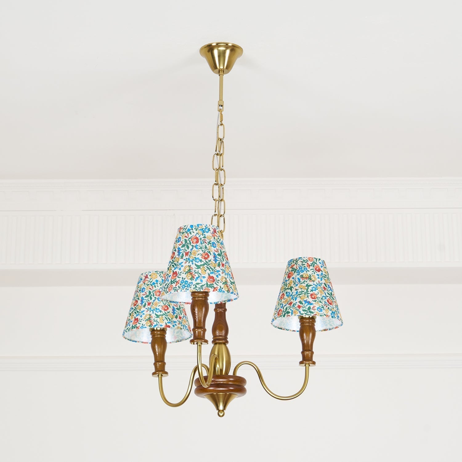 Florinda Lustre Abat-jour Tissu Floral - Neutralighting