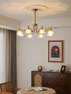 Cotalisra Chandelier Premium Élégance Verre Rose - Neutralighting