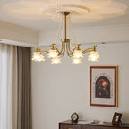 Cotalisra Chandelier Premium Élégance Verre Rose - Neutralighting