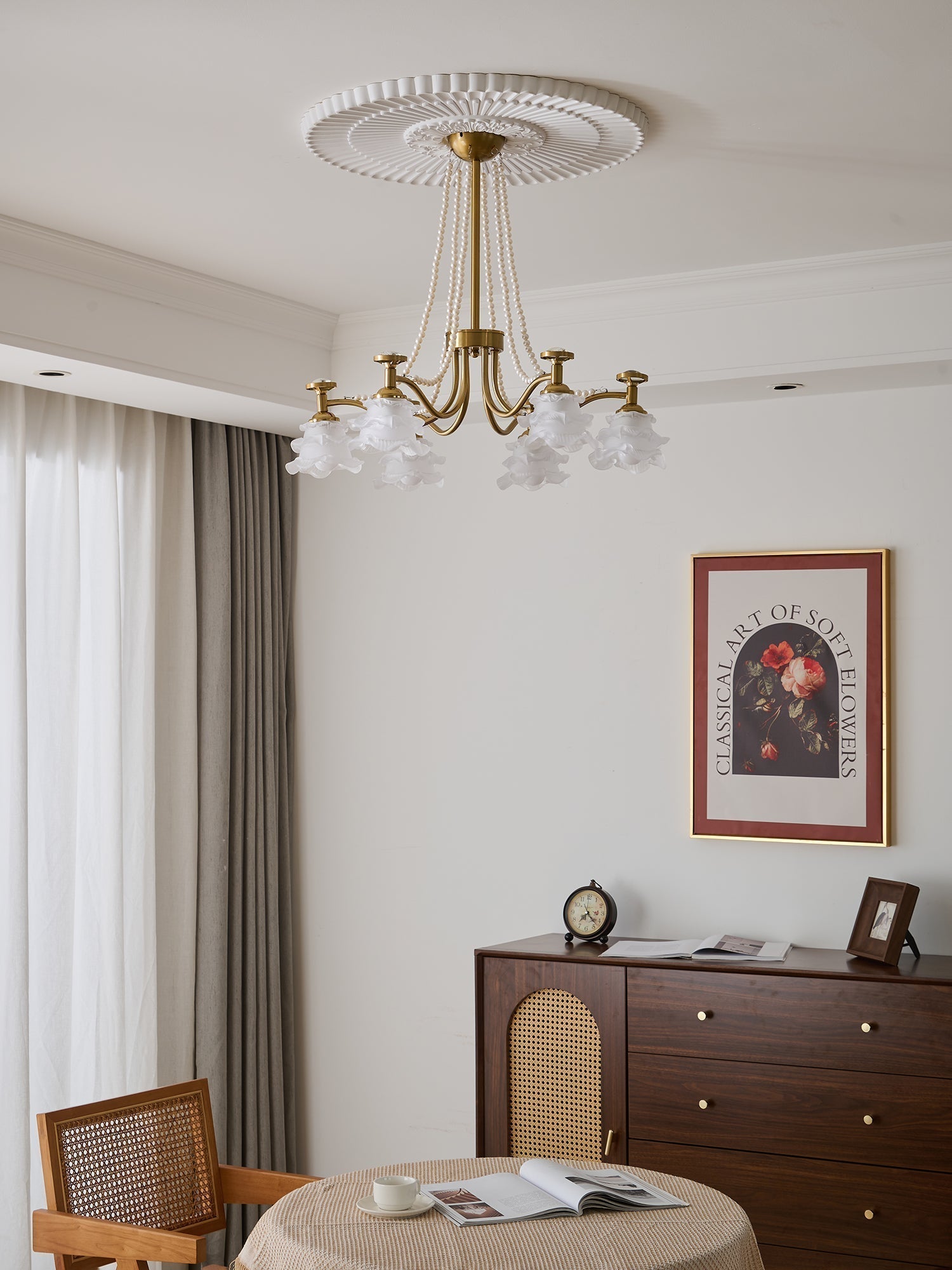 Cotalisra Chandelier Premium Élégance Verre Rose - Neutralighting