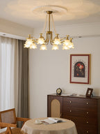 Cotalisra Chandelier Premium Élégance Verre Rose - Neutralighting