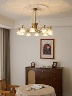Cotalisra Chandelier Premium Élégance Verre Rose - Neutralighting