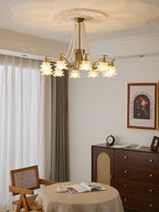 Cotalisra Chandelier Premium Élégance Verre Rose - Neutralighting