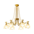 Cotalisra Chandelier Premium Élégance Verre Rose - Neutralighting