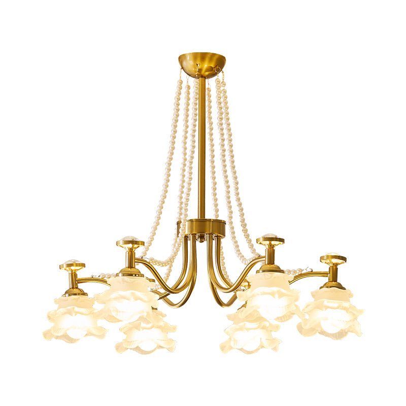 Cotalisra Chandelier Premium Élégance Verre Rose - Neutralighting