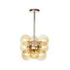 Valentina Minimalisme Rond Suspension Métal/Verre Chambre à coucher - Neutralighting