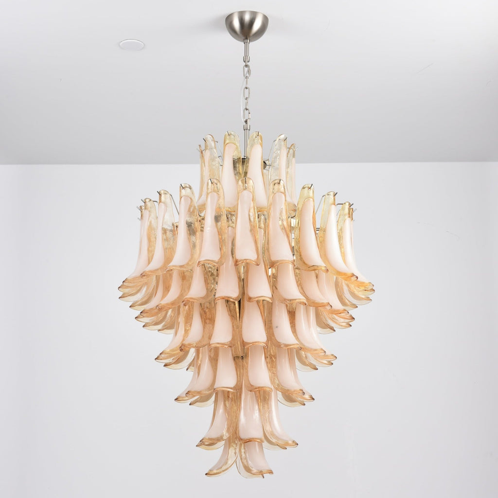 Aurora Chandelier en Verre Ambre Luxe - Neutralighting