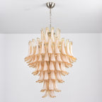 Aurora Chandelier en Verre Ambre Luxe - Neutralighting