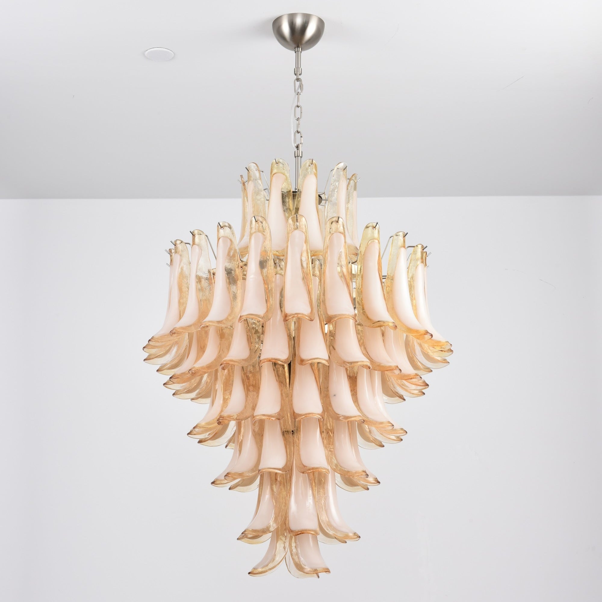 Aurora Chandelier en Verre Ambre Luxe - Neutralighting