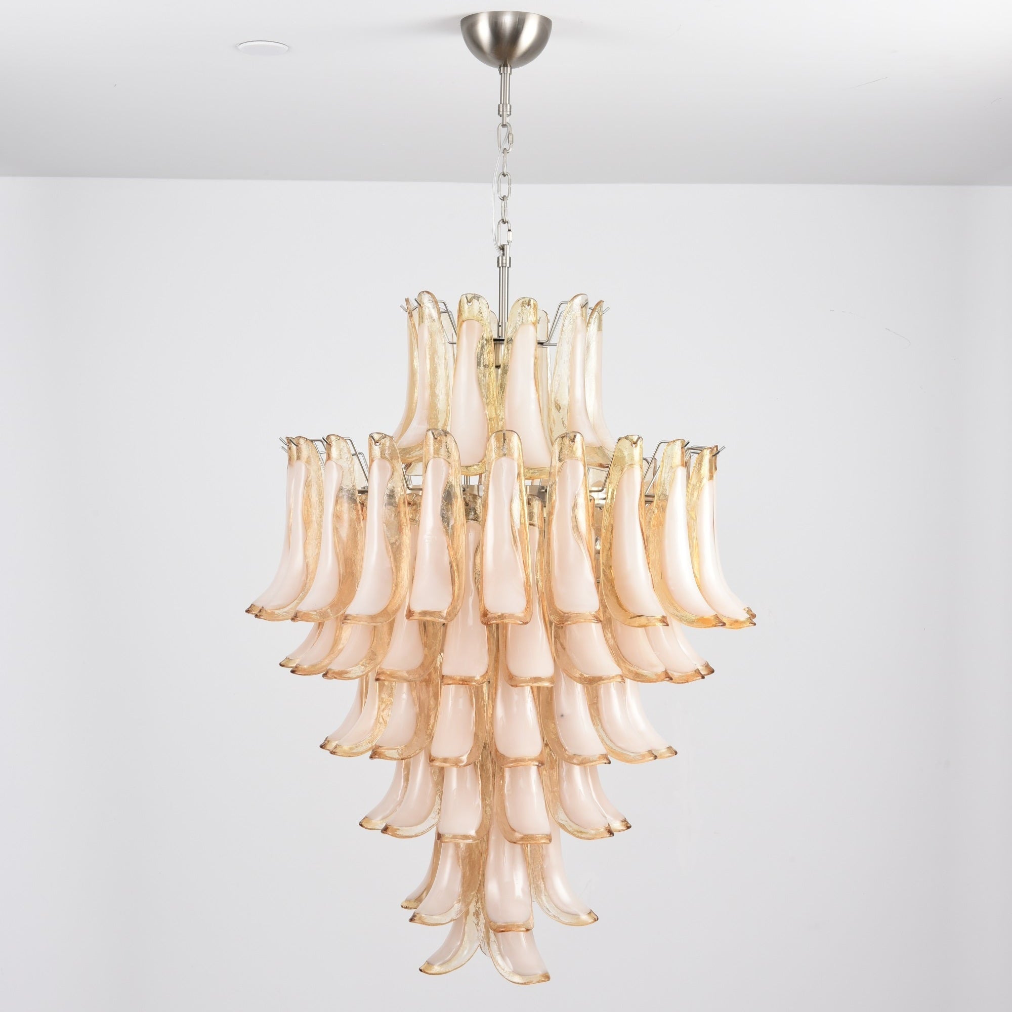 Aurora Chandelier en Verre Ambre Luxe - Neutralighting