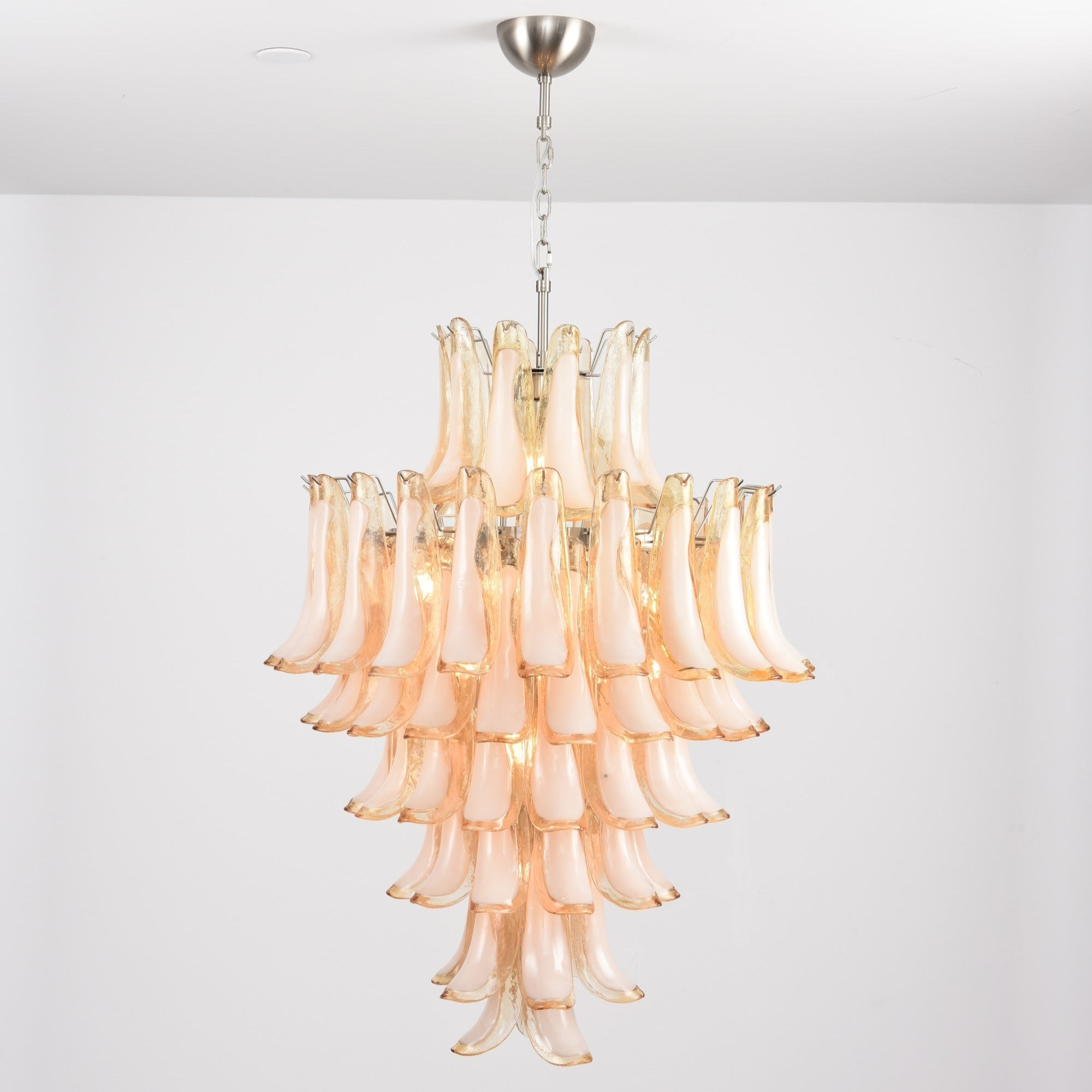 Aurora Chandelier en Verre Ambre Luxe - Neutralighting