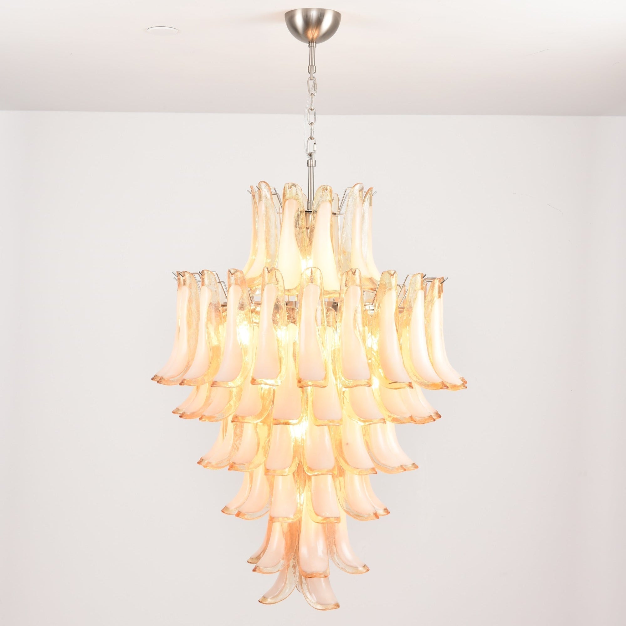 Aurora Chandelier en Verre Ambre Luxe - Neutralighting