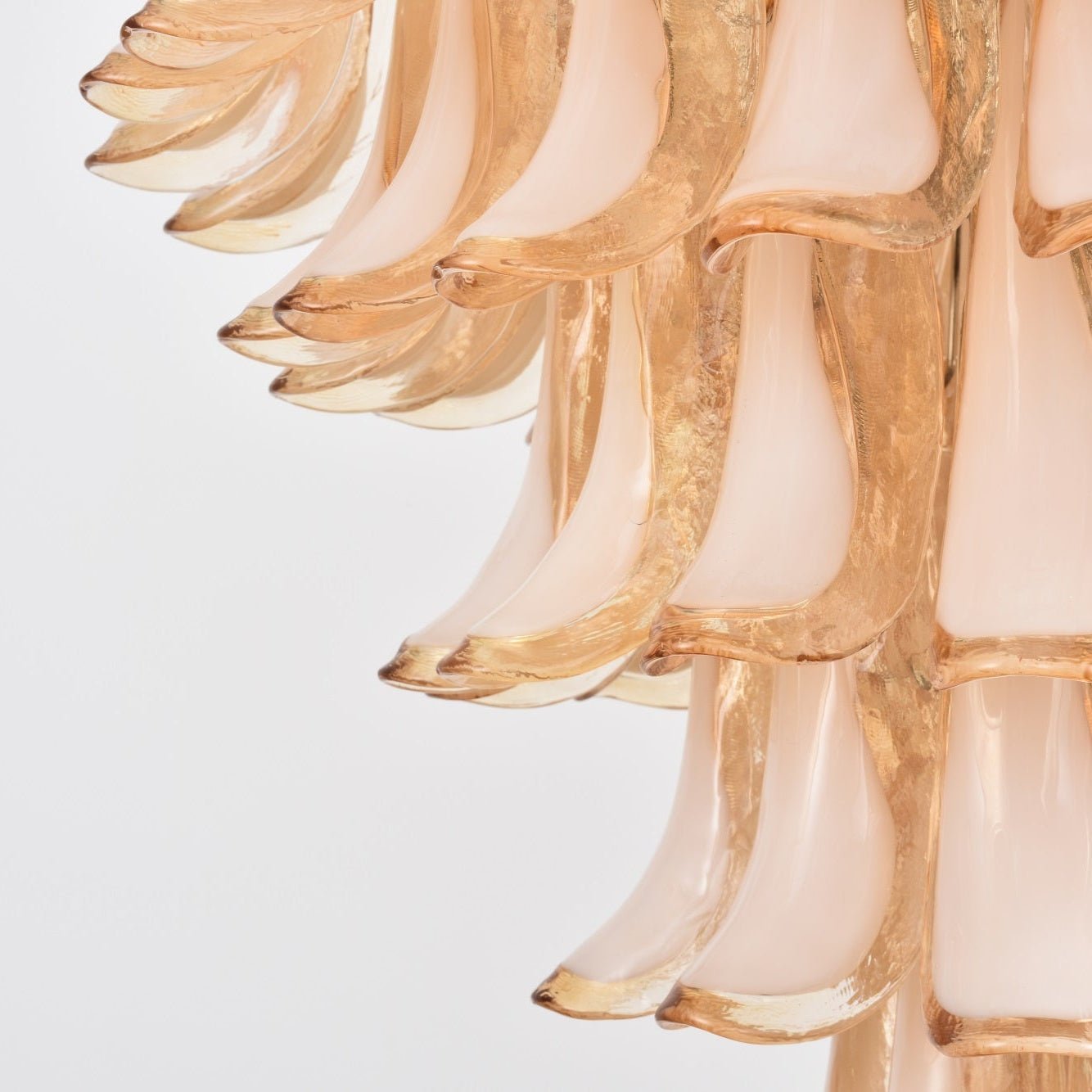 Aurora Chandelier en Verre Ambre Luxe - Neutralighting
